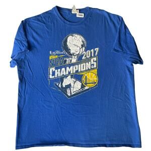 NBA Men’s Short Sleeve T-shirt size XL, Blue, The Finals NBA Champions 2017